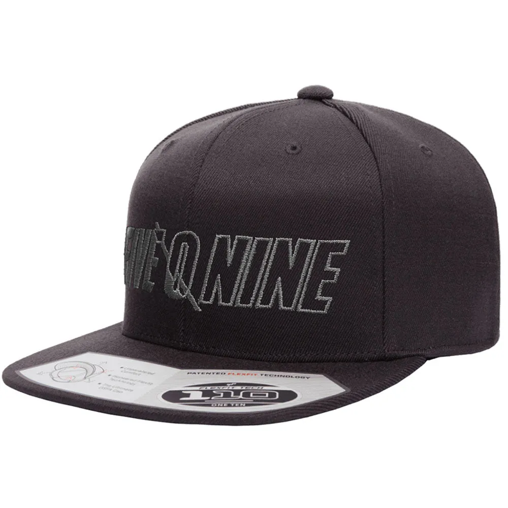 509  Flat Brim CVT Snapback Hat Timeless Snapback Simple Logo Comfortable - One Size