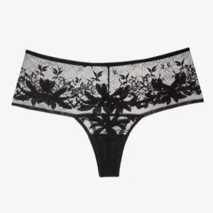 Ajour Regent Brazilian Thong in Black C27