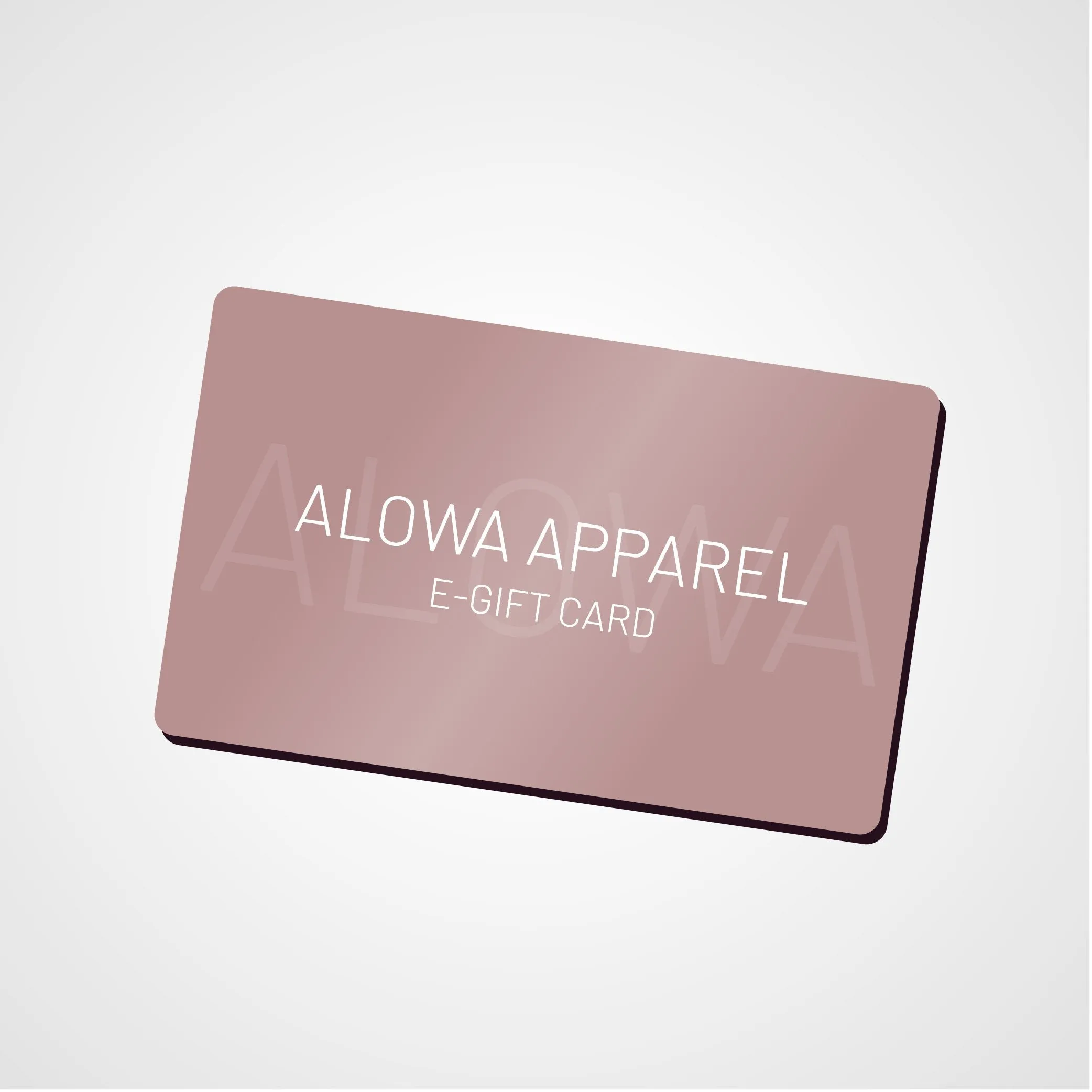 ALOWA APPAREL E-GIFT CARD