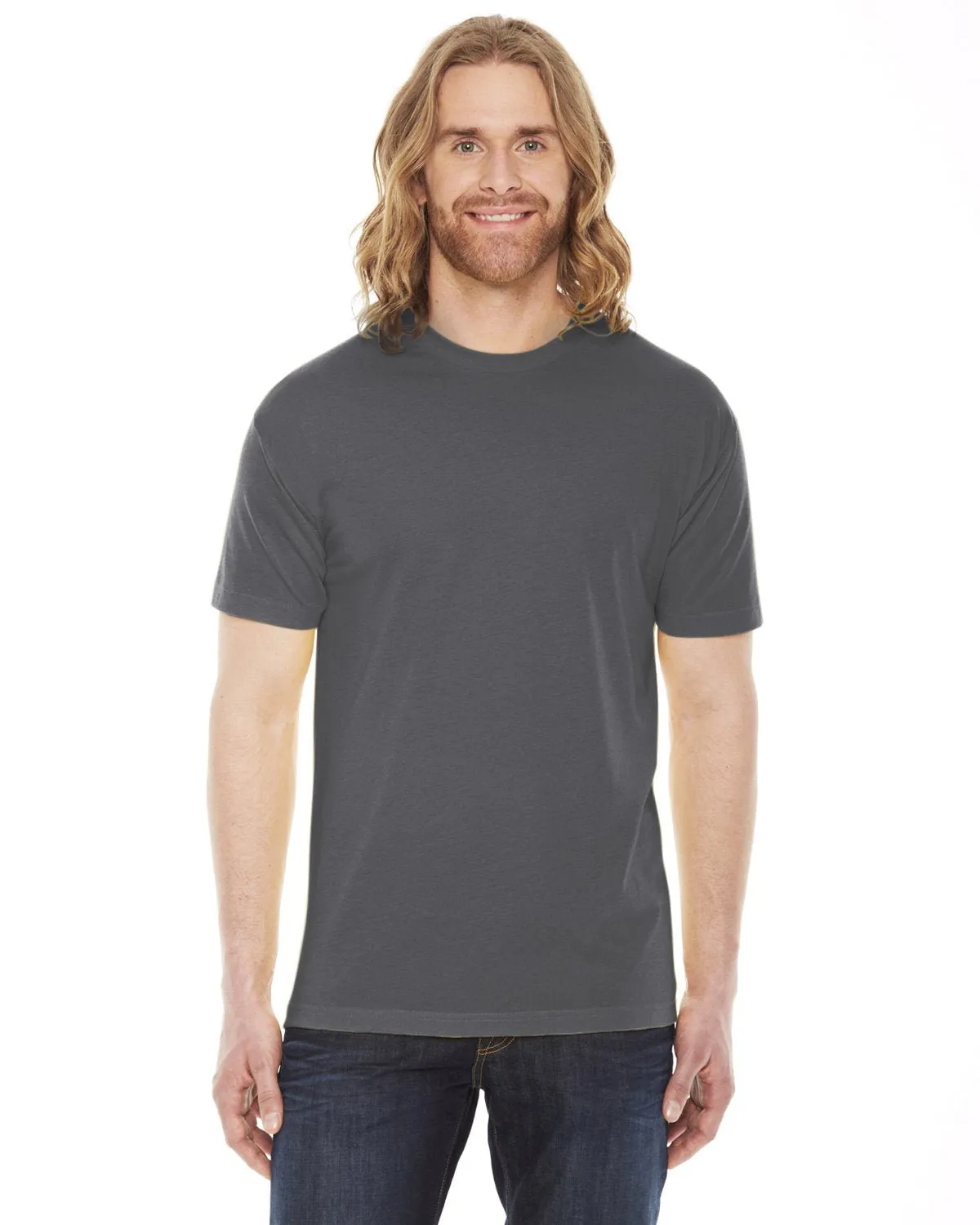 American Apparel BB401 Unisex Poly-Cotton USAMade Crewneck T-Shirt