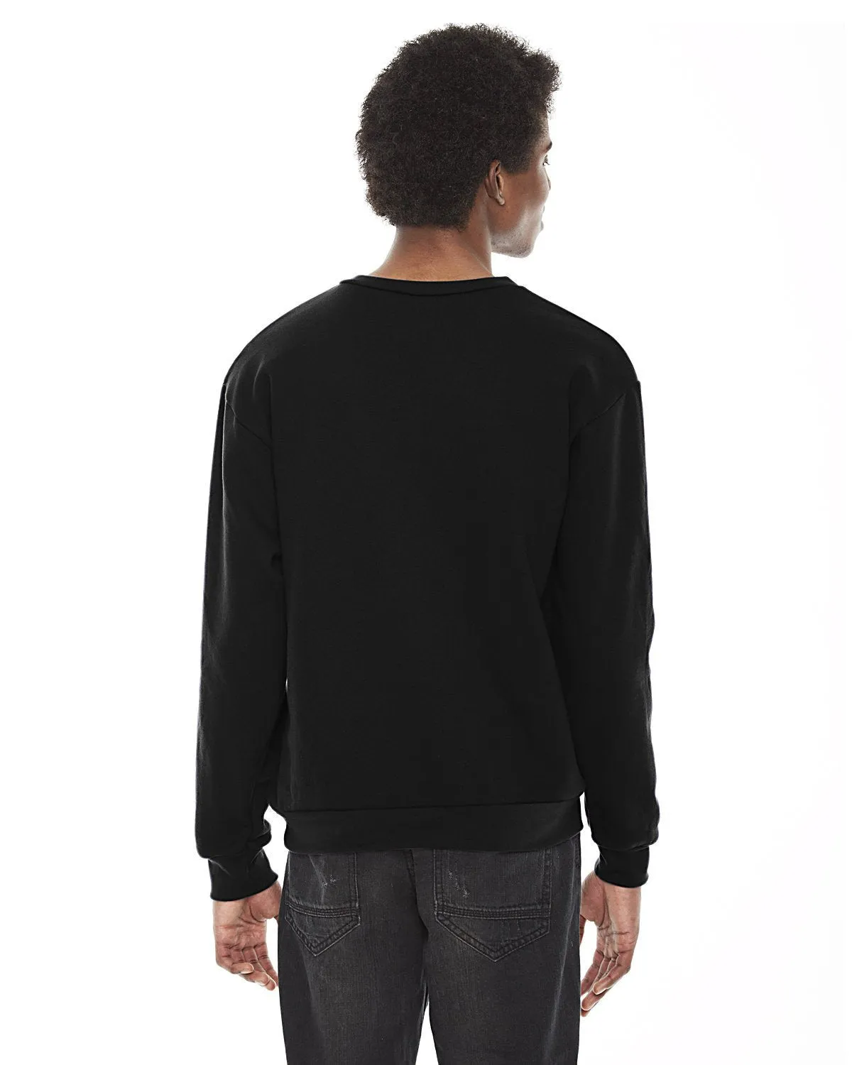 American Apparel F496W Unisex Flex Fleece Drop Shoulder Pullover Crewneck