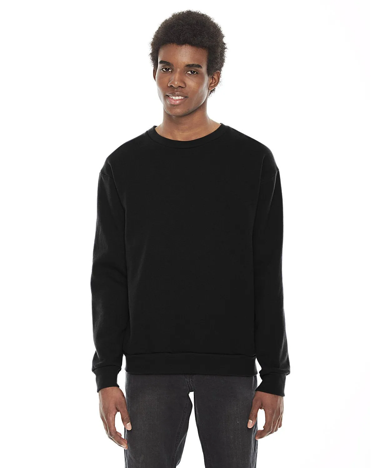 American Apparel F496W Unisex Flex Fleece Drop Shoulder Pullover Crewneck