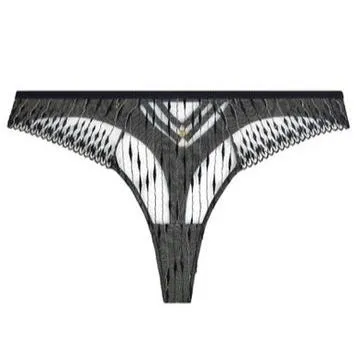 Aubade Voodoo Kiss Tanga in Black 3D26