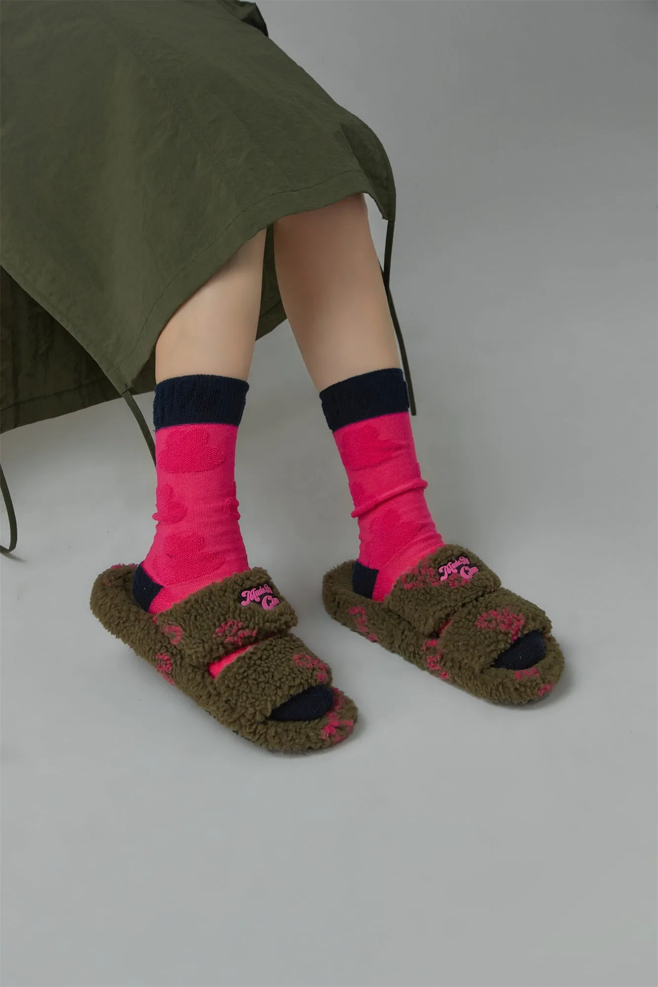 Bicolore Jacquard Ankle Socks