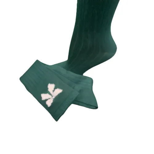 Bow Pattern Hi-Bulk Acrylic Knee-Hi Women's Socks