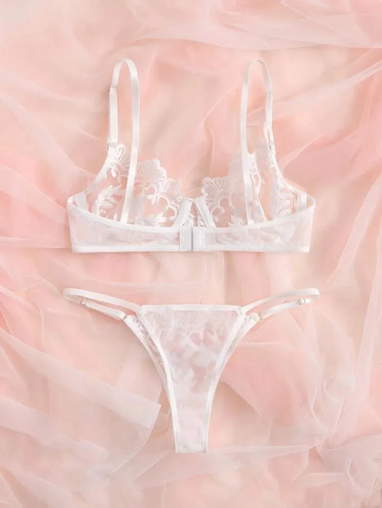 Bridal Lingerie Set Embroidered