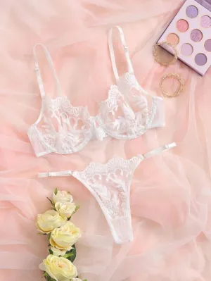 Bridal Lingerie Set Embroidered