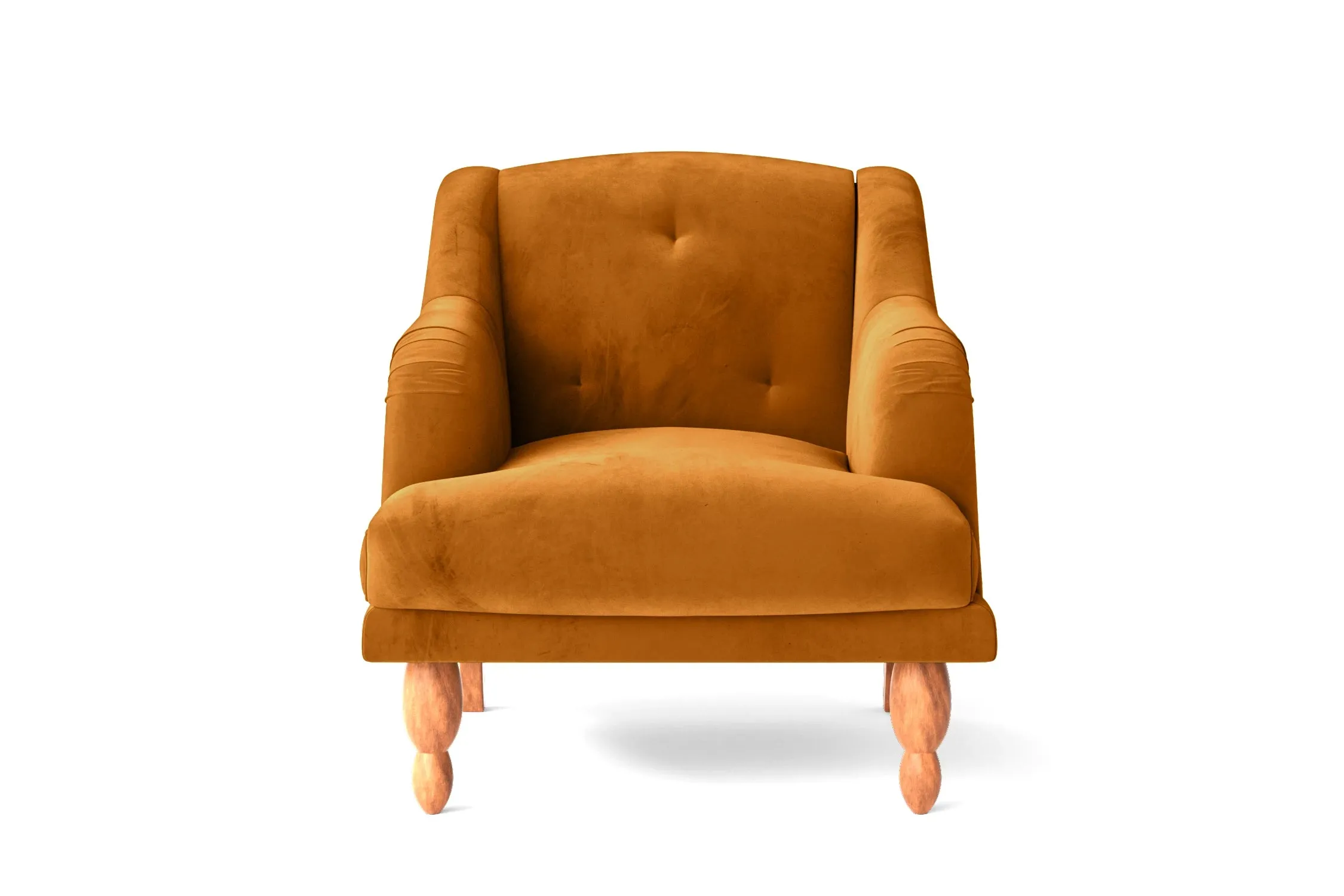 Burlington Armchair Gold Velvet