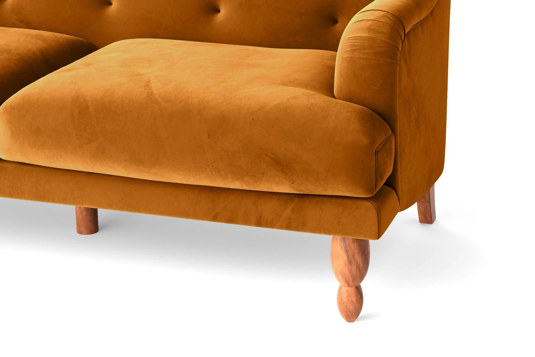 Burlington Armchair Gold Velvet