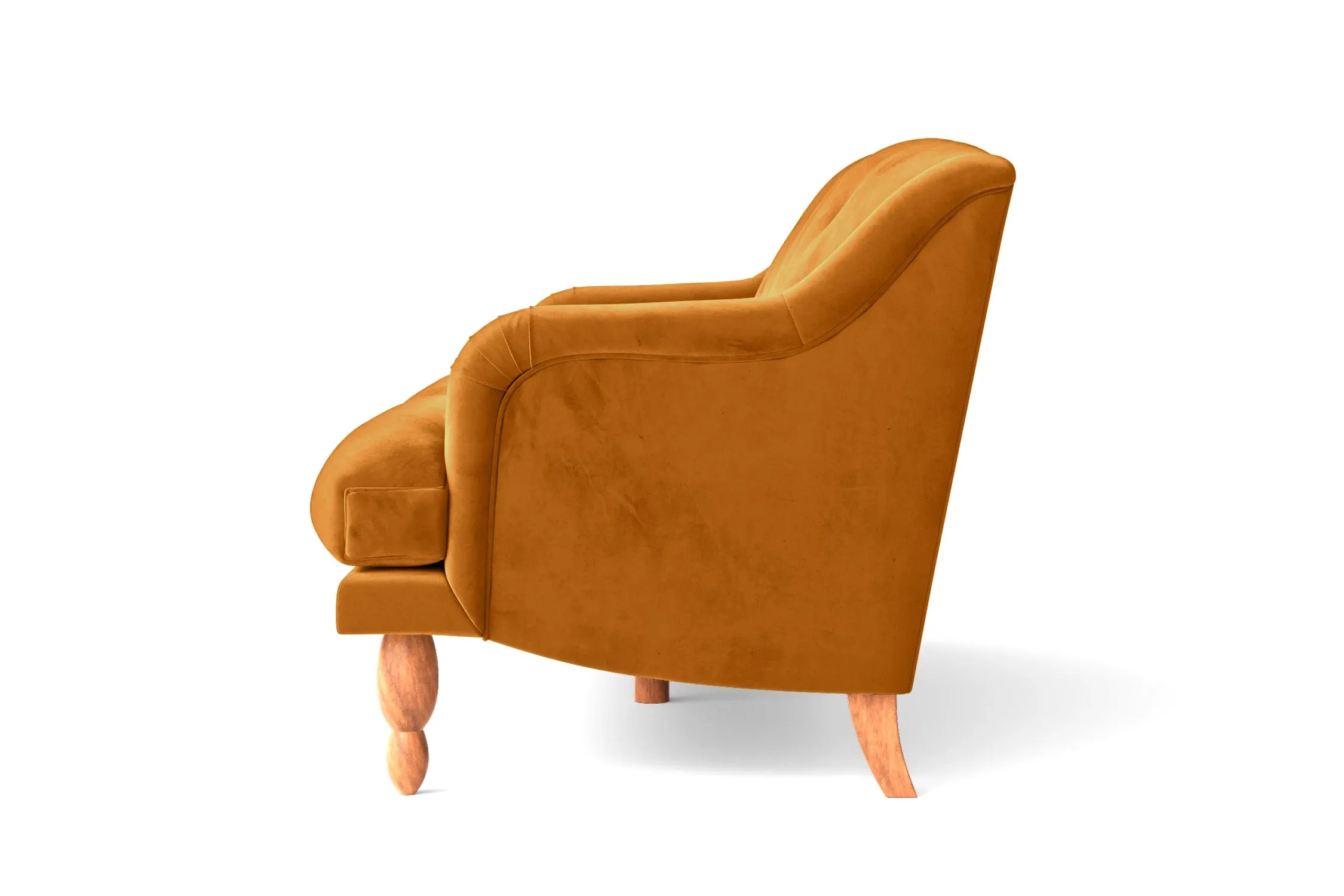 Burlington Armchair Gold Velvet