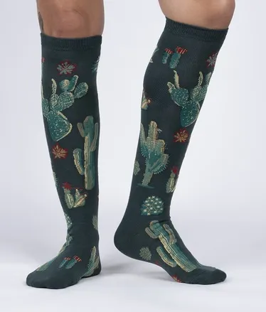 Cactus Jungle Knee High Socks