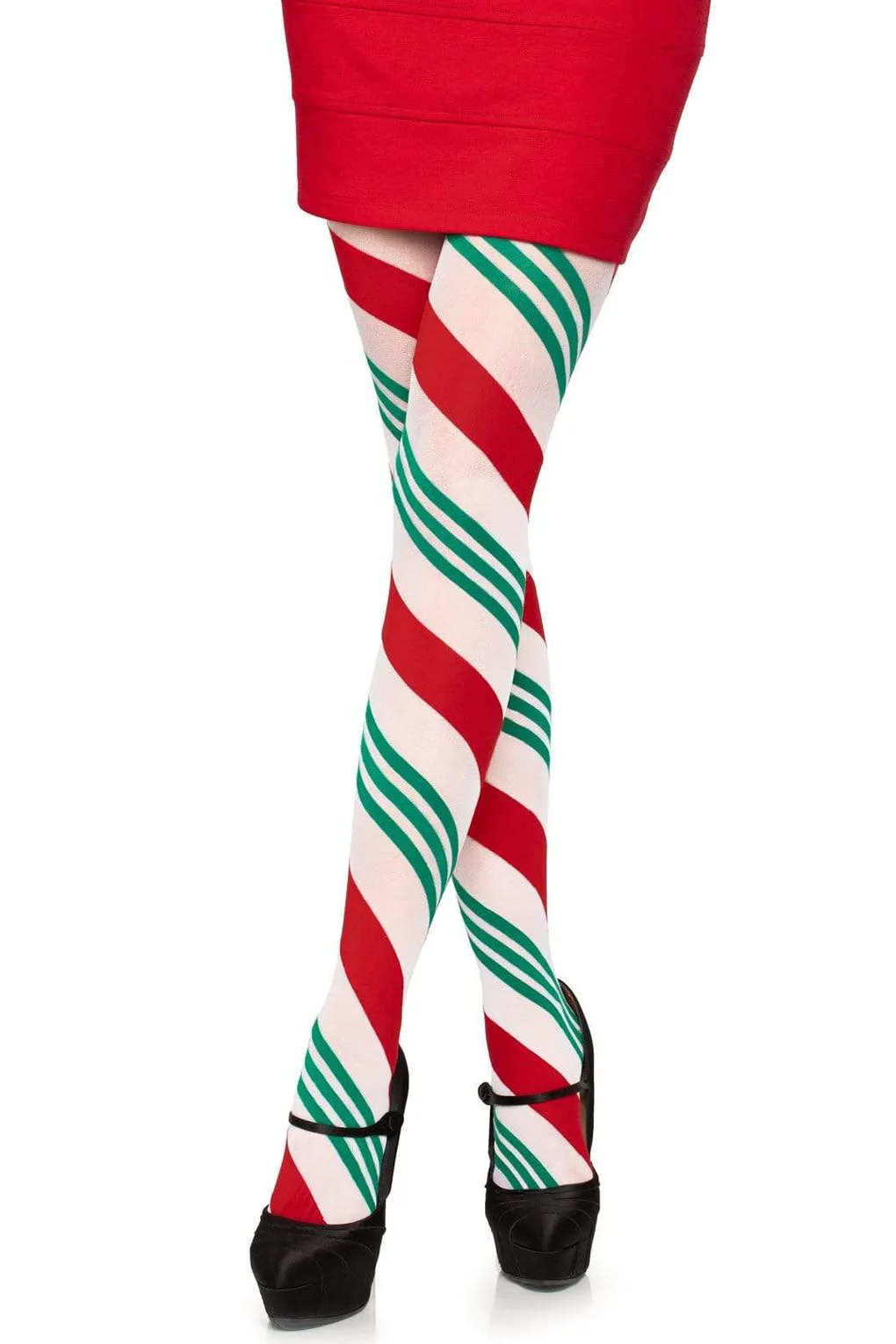 Candy Cane Pantyhose