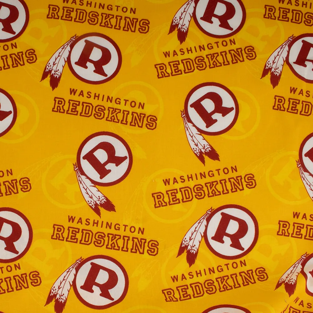 Cotton - NFL - Washington Redskins - Logo - Yellow