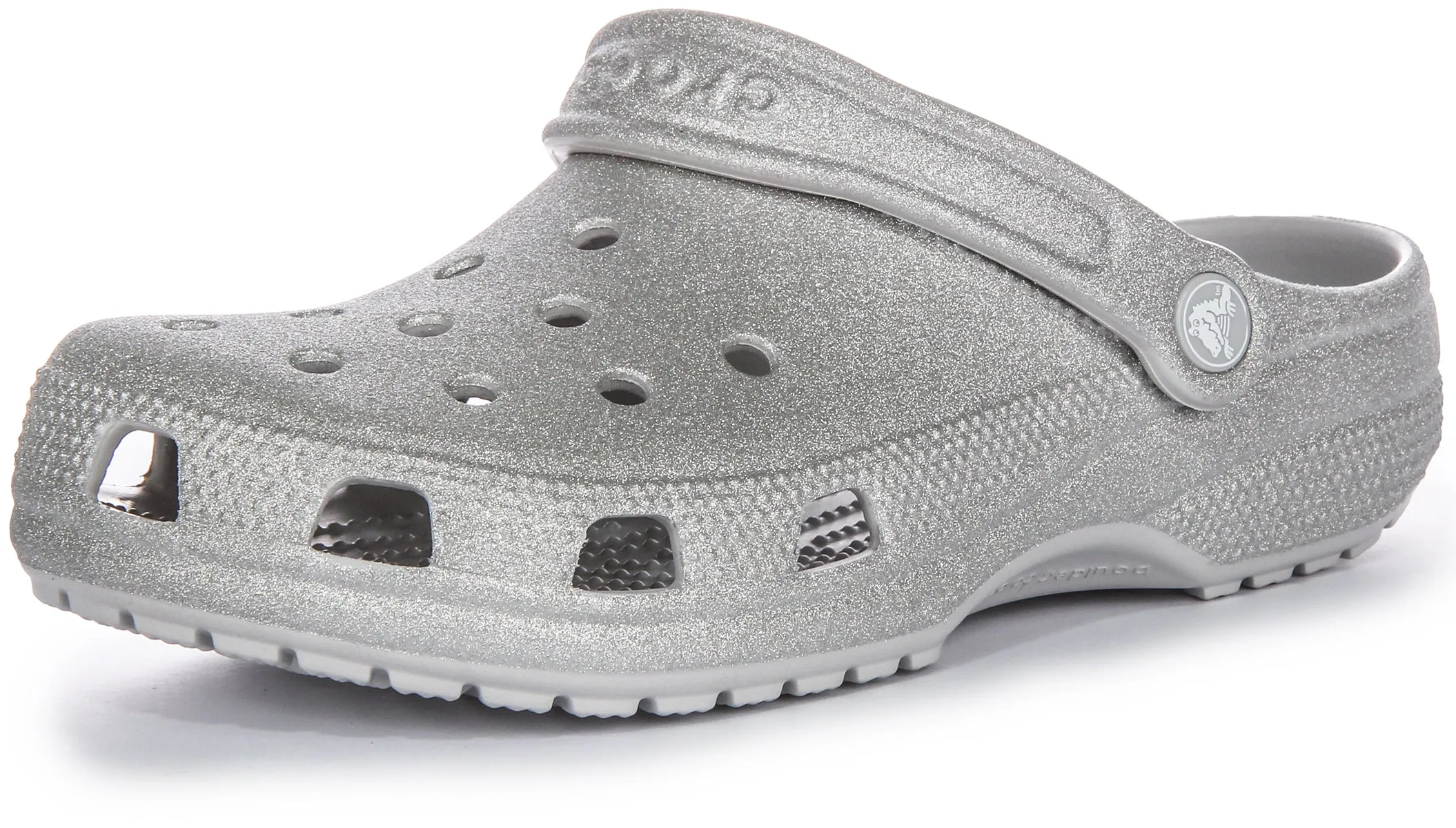 Crocs Classic Glitter In Silver