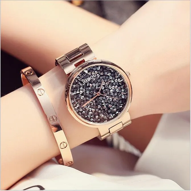 Diamond Dial Wrist Watch