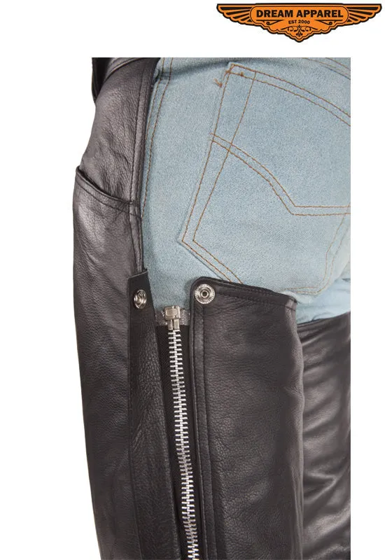 Dream Apparel Cowhide Leather Chaps