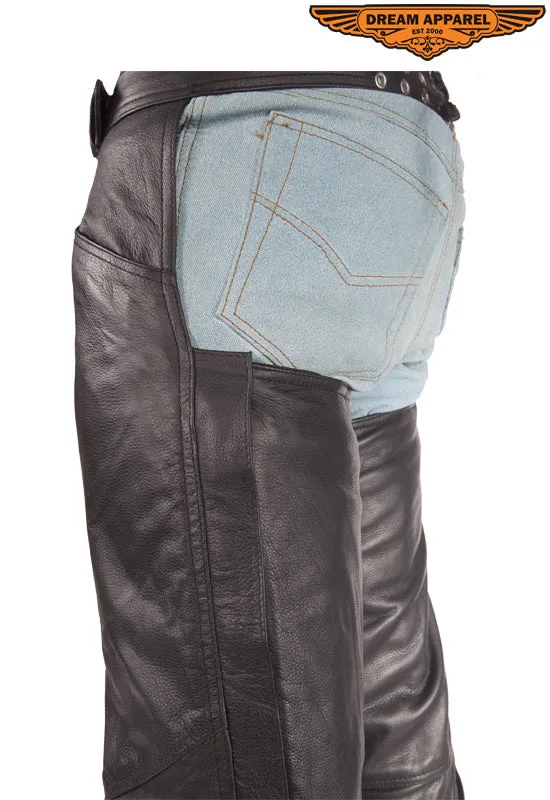 Dream Apparel Cowhide Leather Chaps