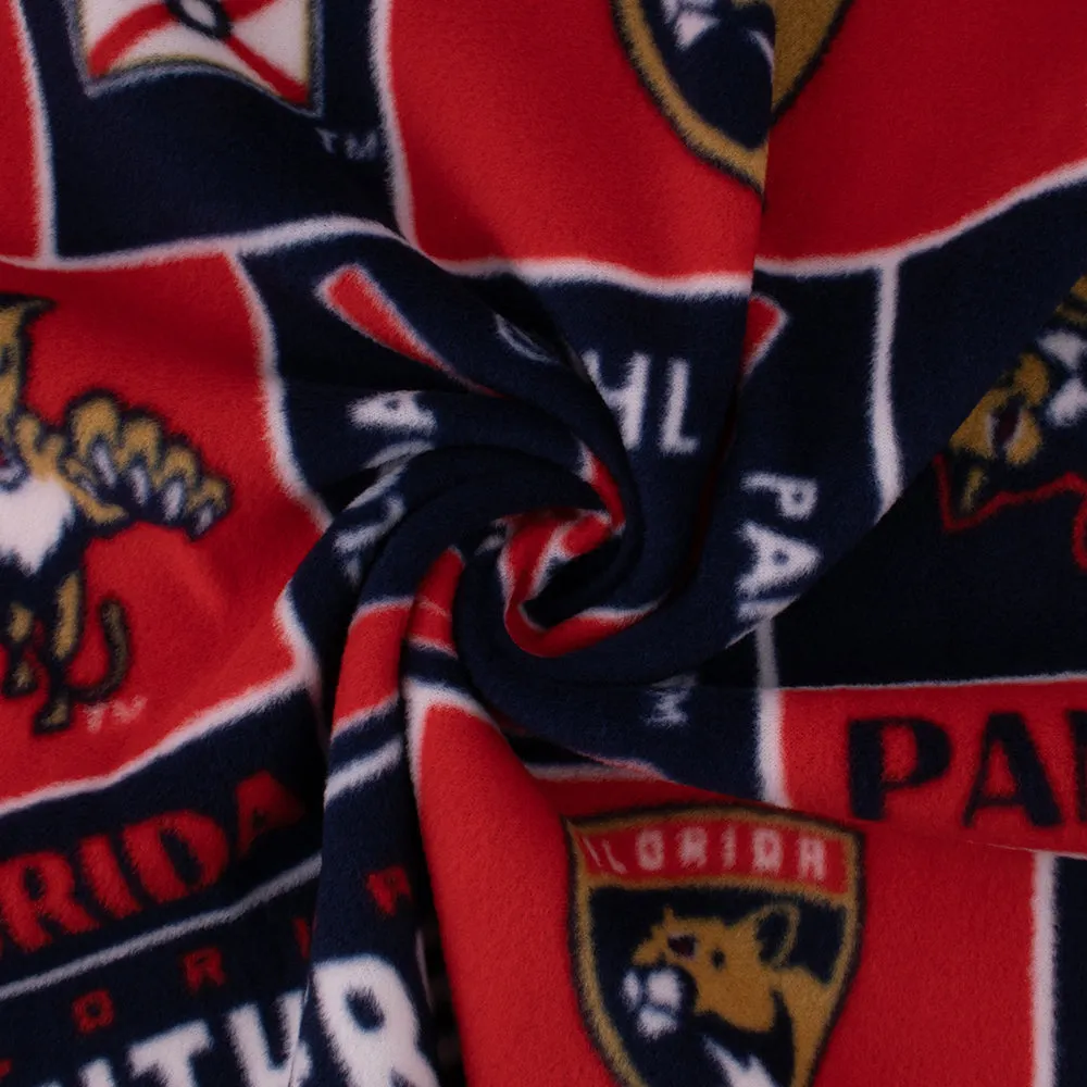 Florida Panthers - NHL Fleece Print - Squares