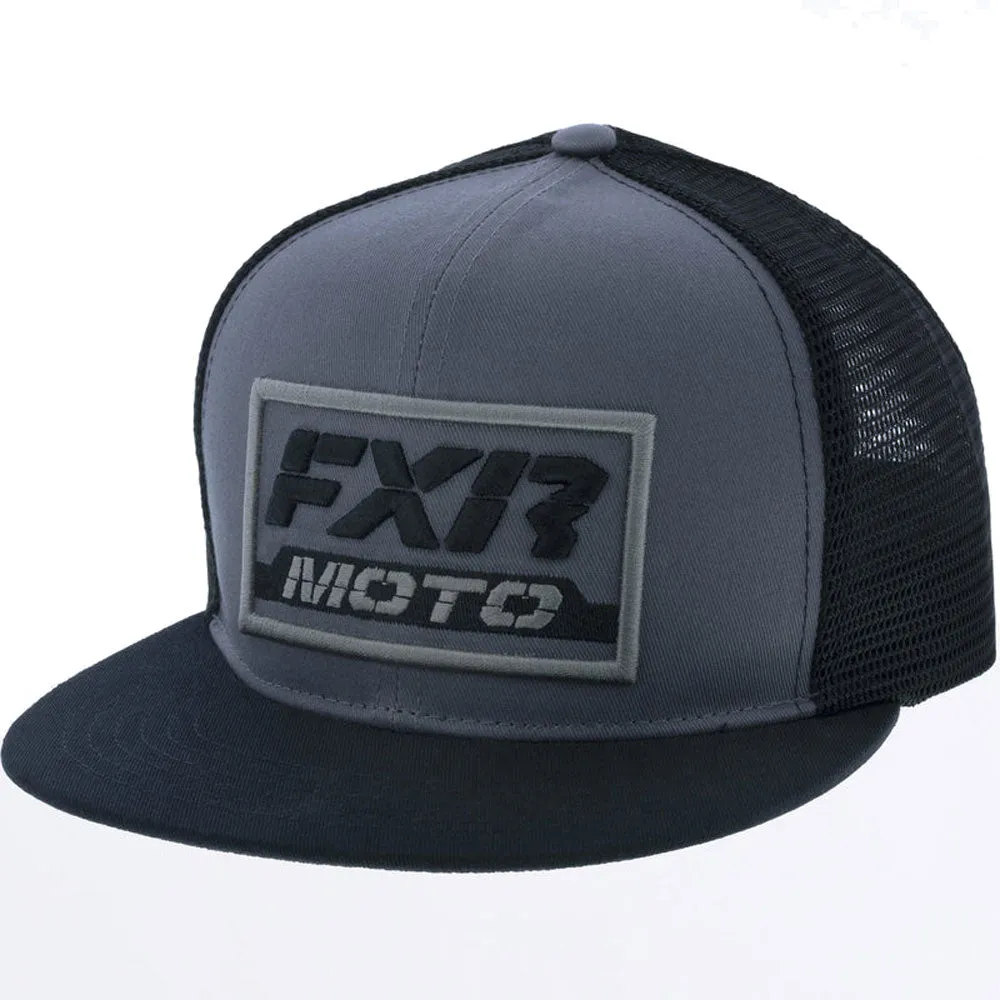 FXR  Moto Baseball Hat Cap Snapback Flat Brim Embroidered Logo Comfortable - One Size