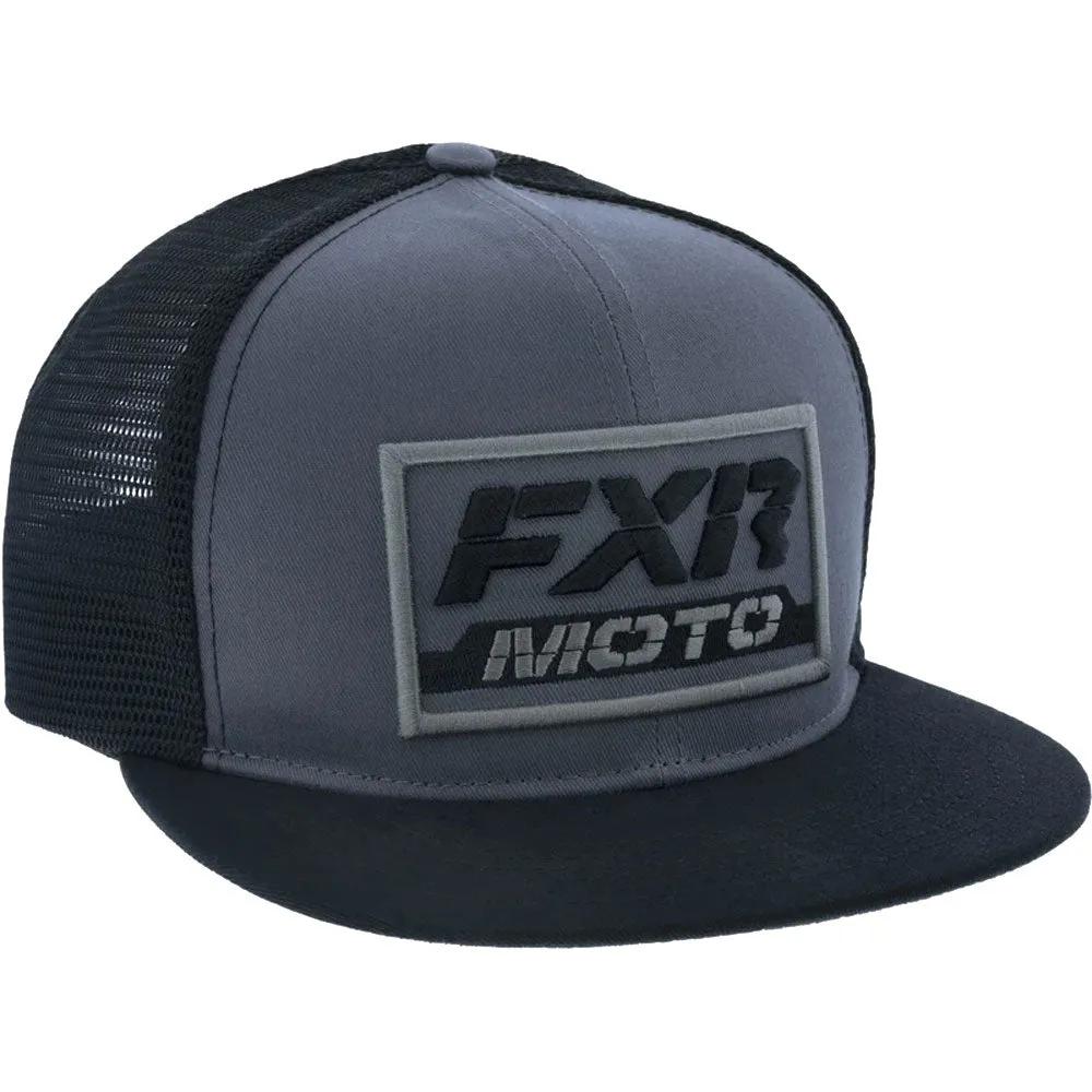 FXR  Moto Baseball Hat Cap Snapback Flat Brim Embroidered Logo Comfortable - One Size