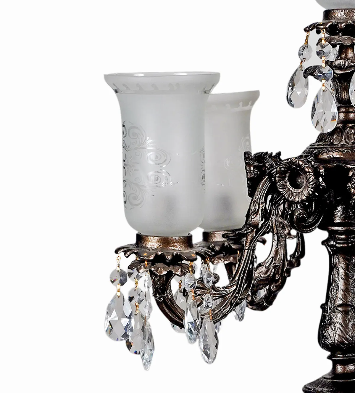 Imperial Frost Crystal Candelabra