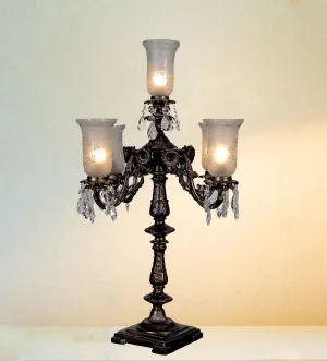 Imperial Frost Crystal Candelabra