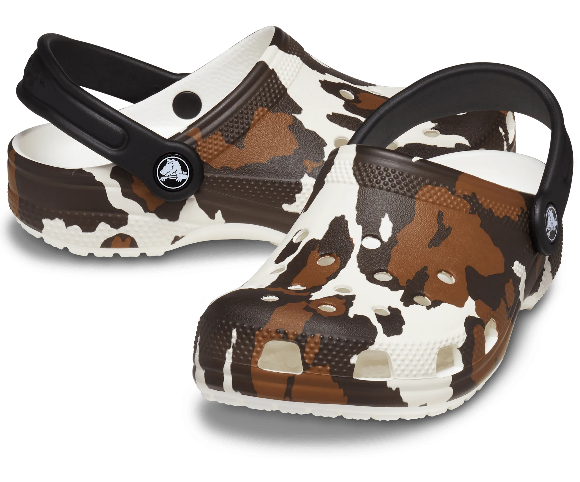 Kids' Classic Cow Print Clog