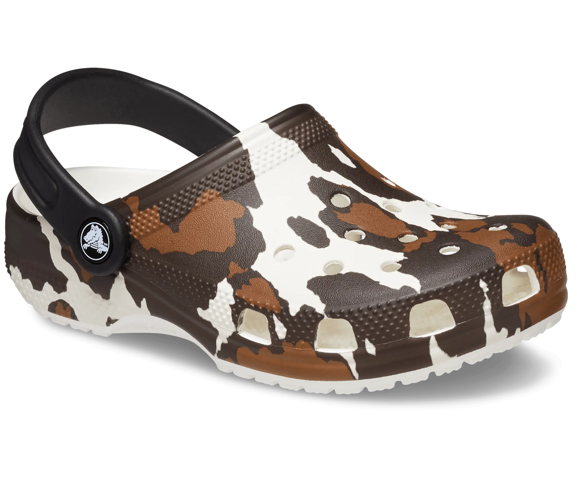 Kids' Classic Cow Print Clog