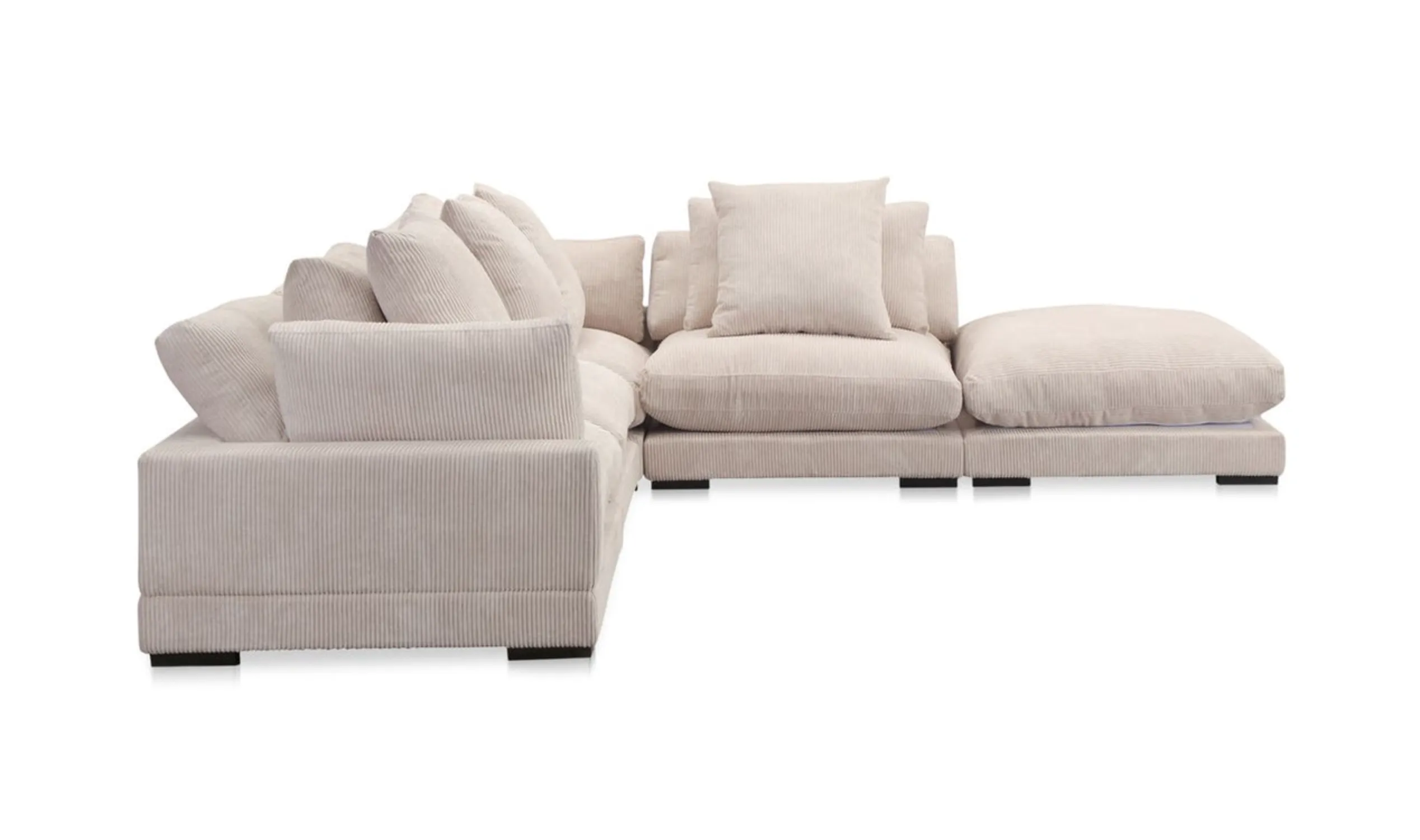 La Florence | Large Modern Luxury Soft Plush Modular Sofa Sectional