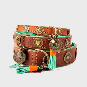 Leather Urban Dog Collar - Dog with a Mission