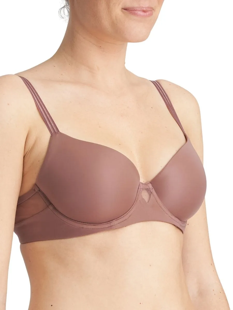 Louie Spacer Full Cup Bra - Satin Taupe