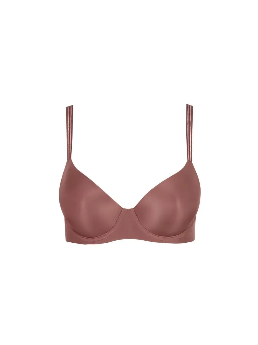 Louie Spacer Full Cup Bra - Satin Taupe