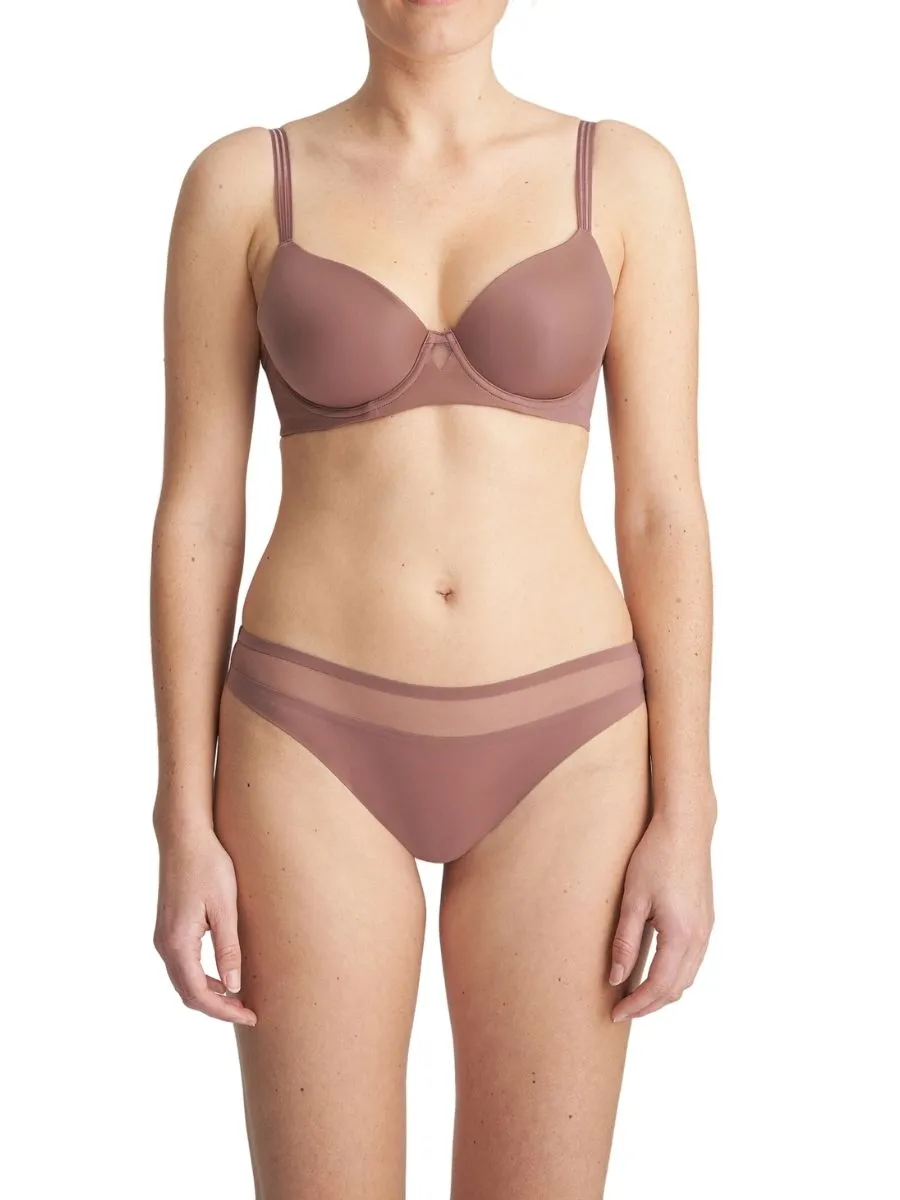 Louie Spacer Full Cup Bra - Satin Taupe