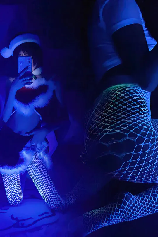 Luminous Glow in the Dark Fishnet Tights