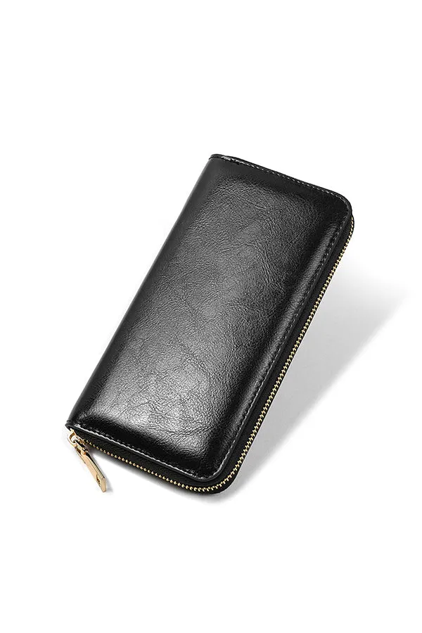 Luxury Leather Long Wallets