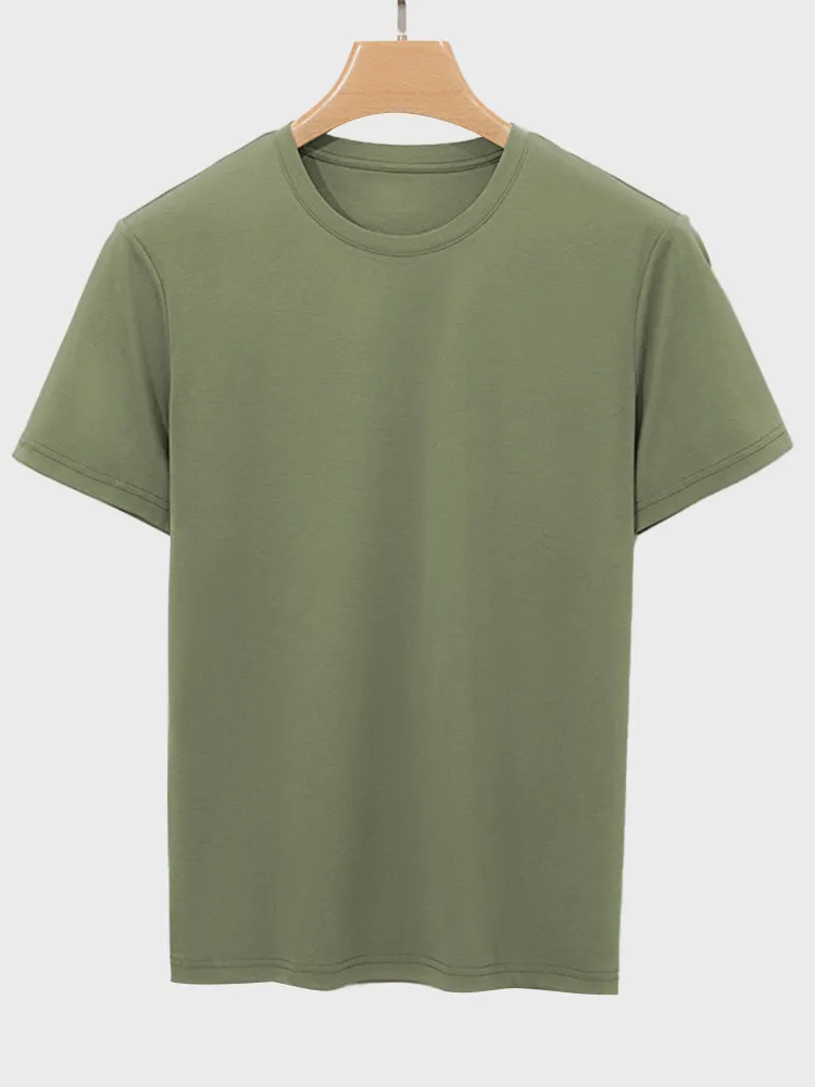 Luxury Mercerized Cotton Tee