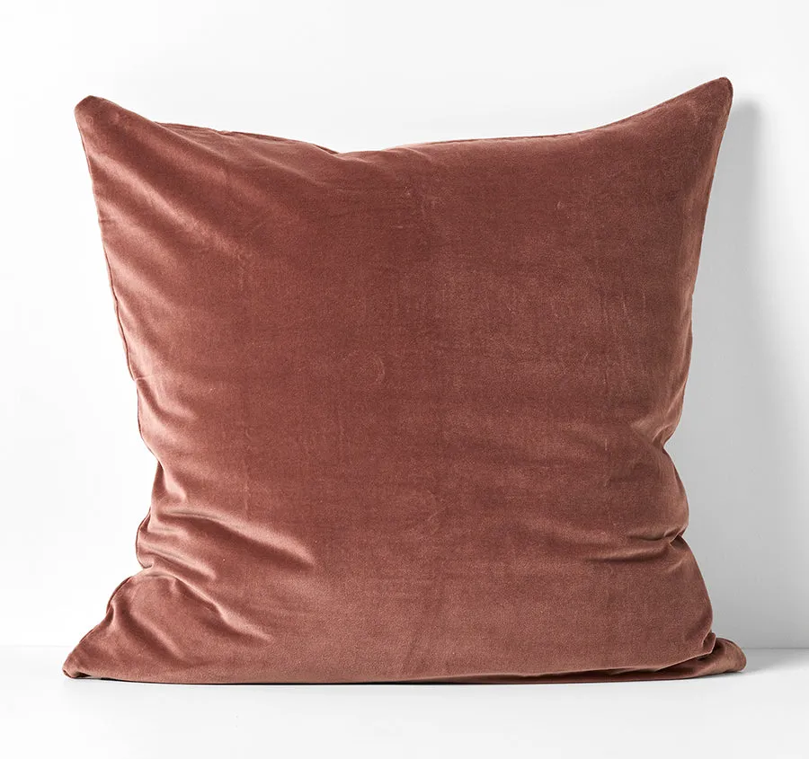 Luxury Velvet European Pillowcase Clove