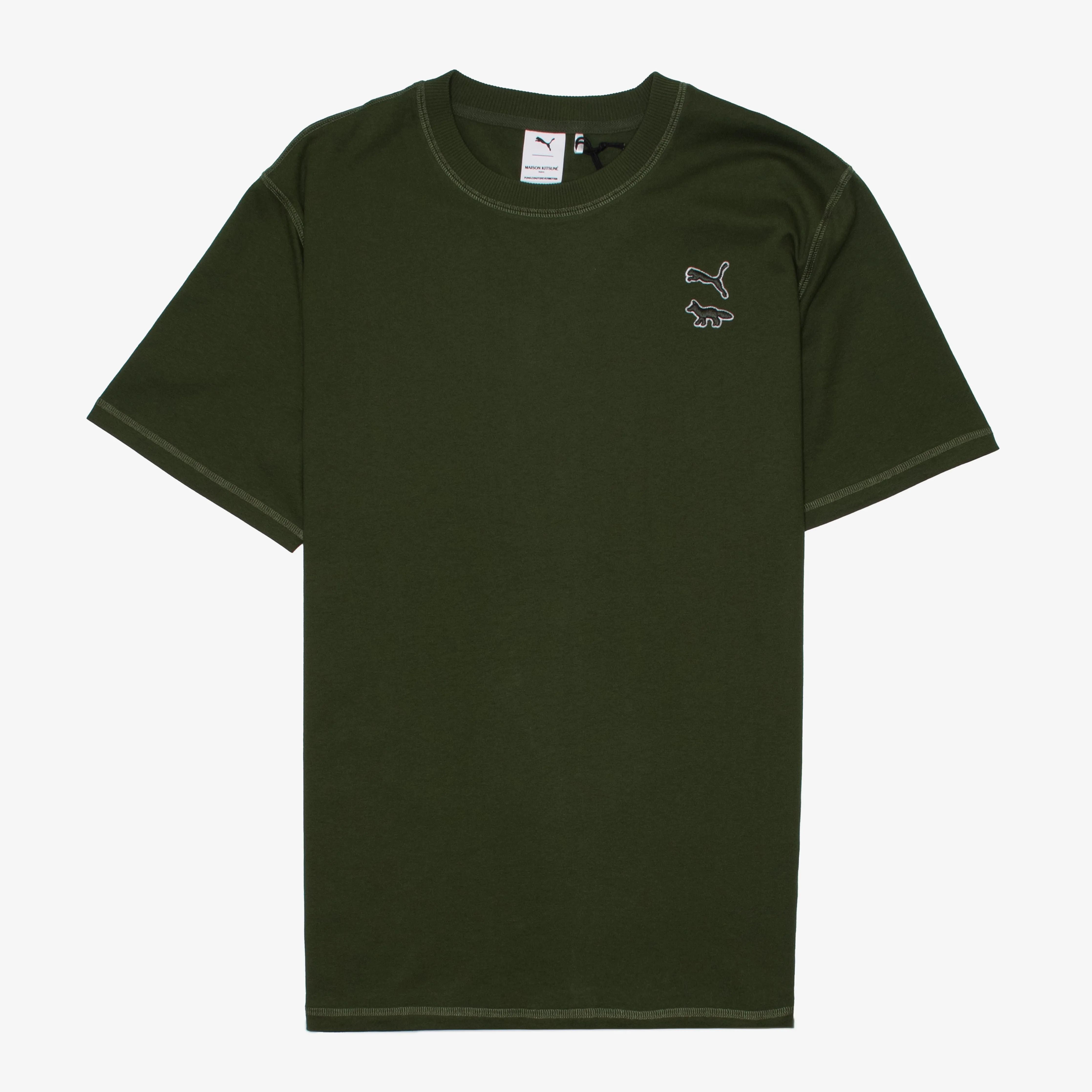 MAISON KITSUNE X PUMA T-shirt Rifle Green