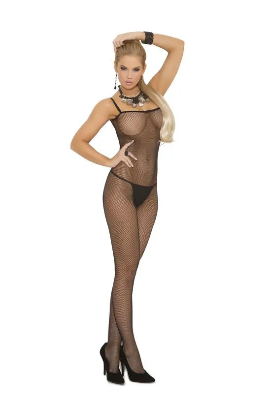 Open Crotch Fishnet Bodystocking - One Size and Queen Available