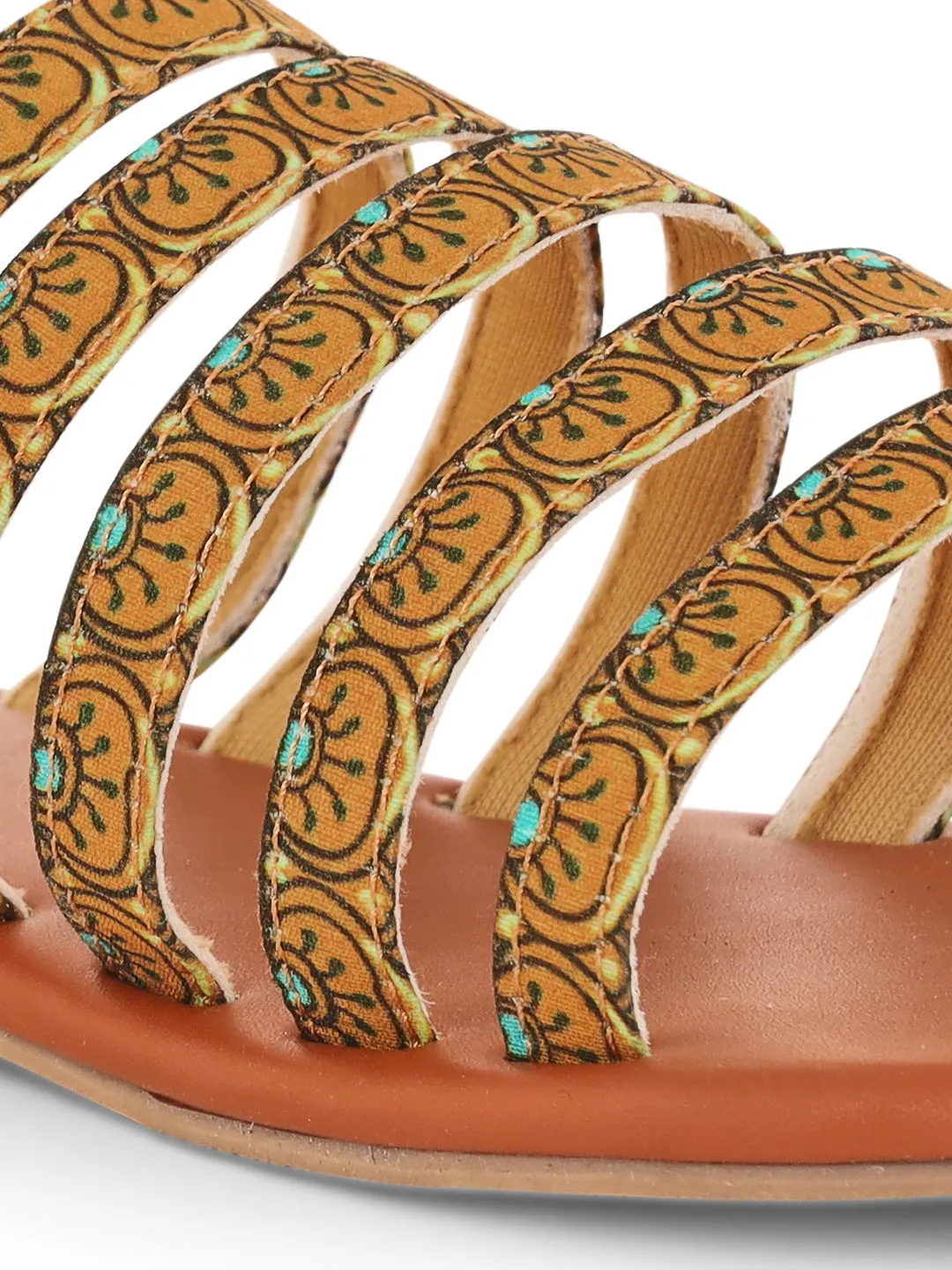 Pattachitra Art Strappy Chappals