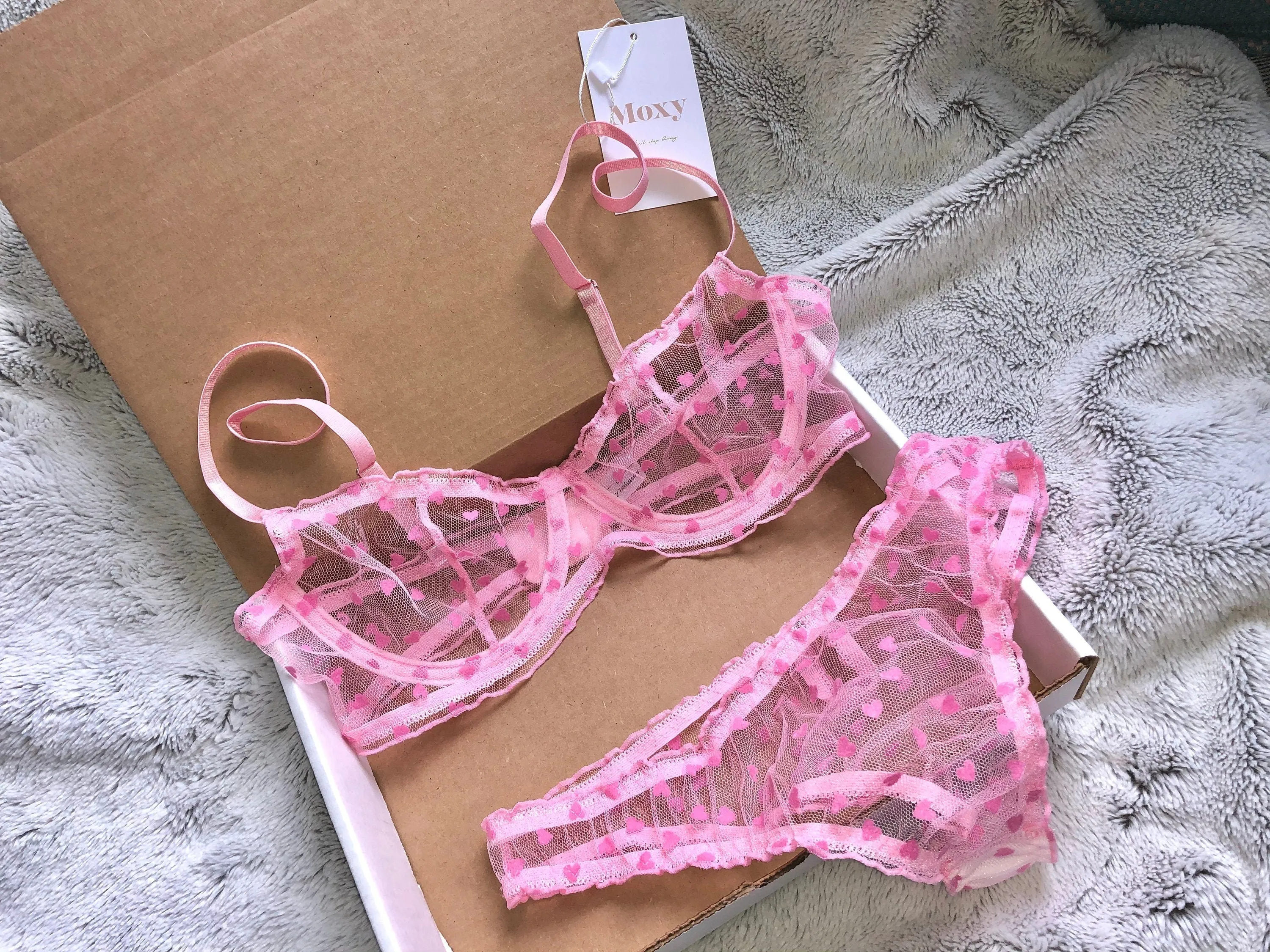 Pink Sweetheart Lingerie Set