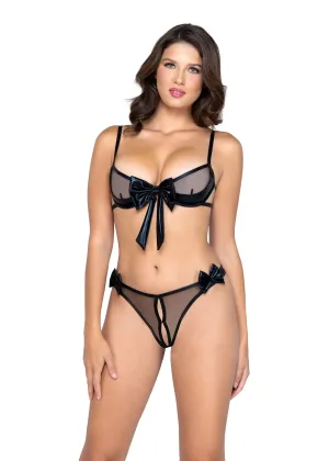 Roma Peek-a-Boo Bow 2-Piece Set Roma Confidential