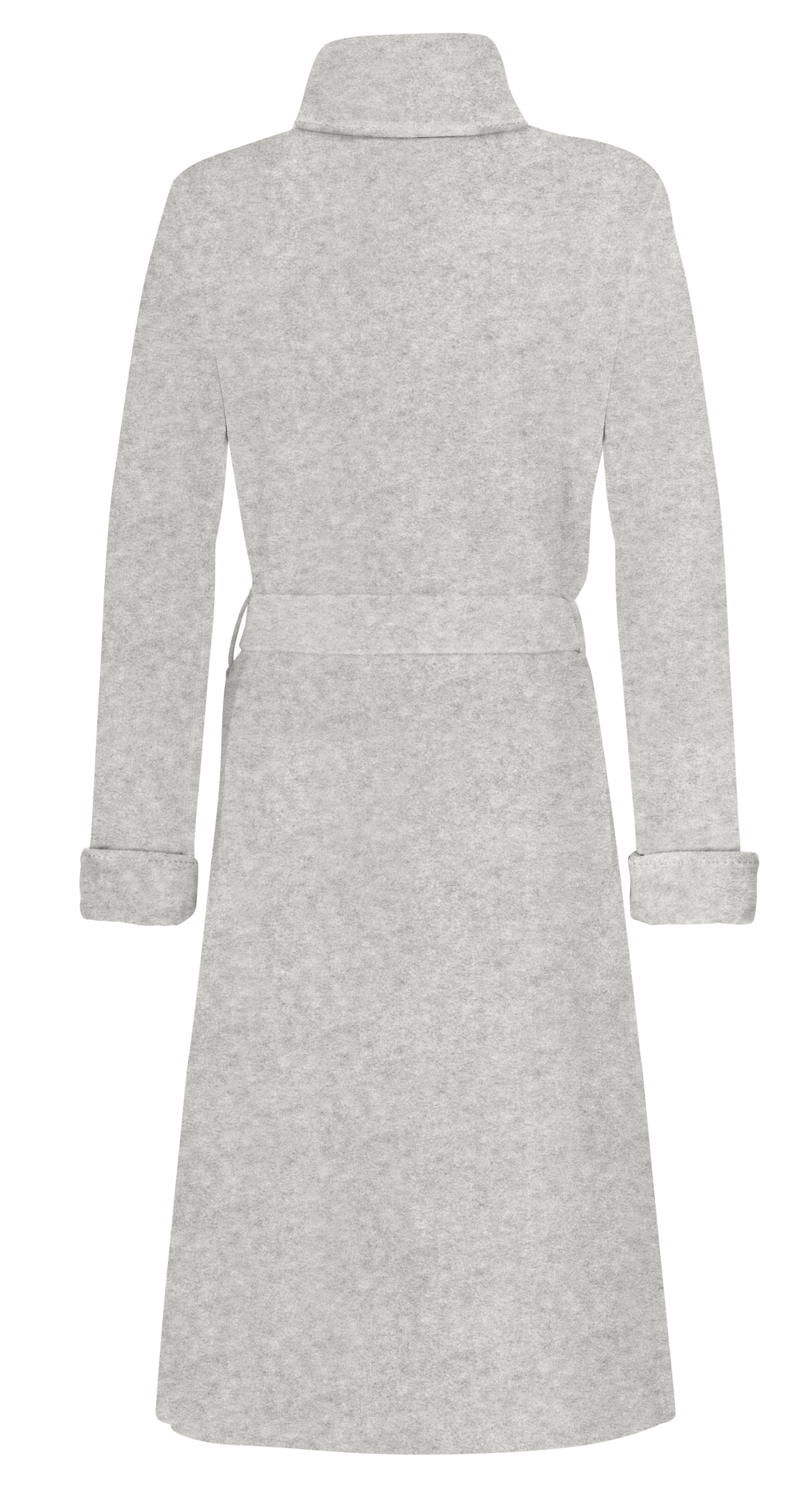 Ruth Luxury Plush Long Robe Grey Chine