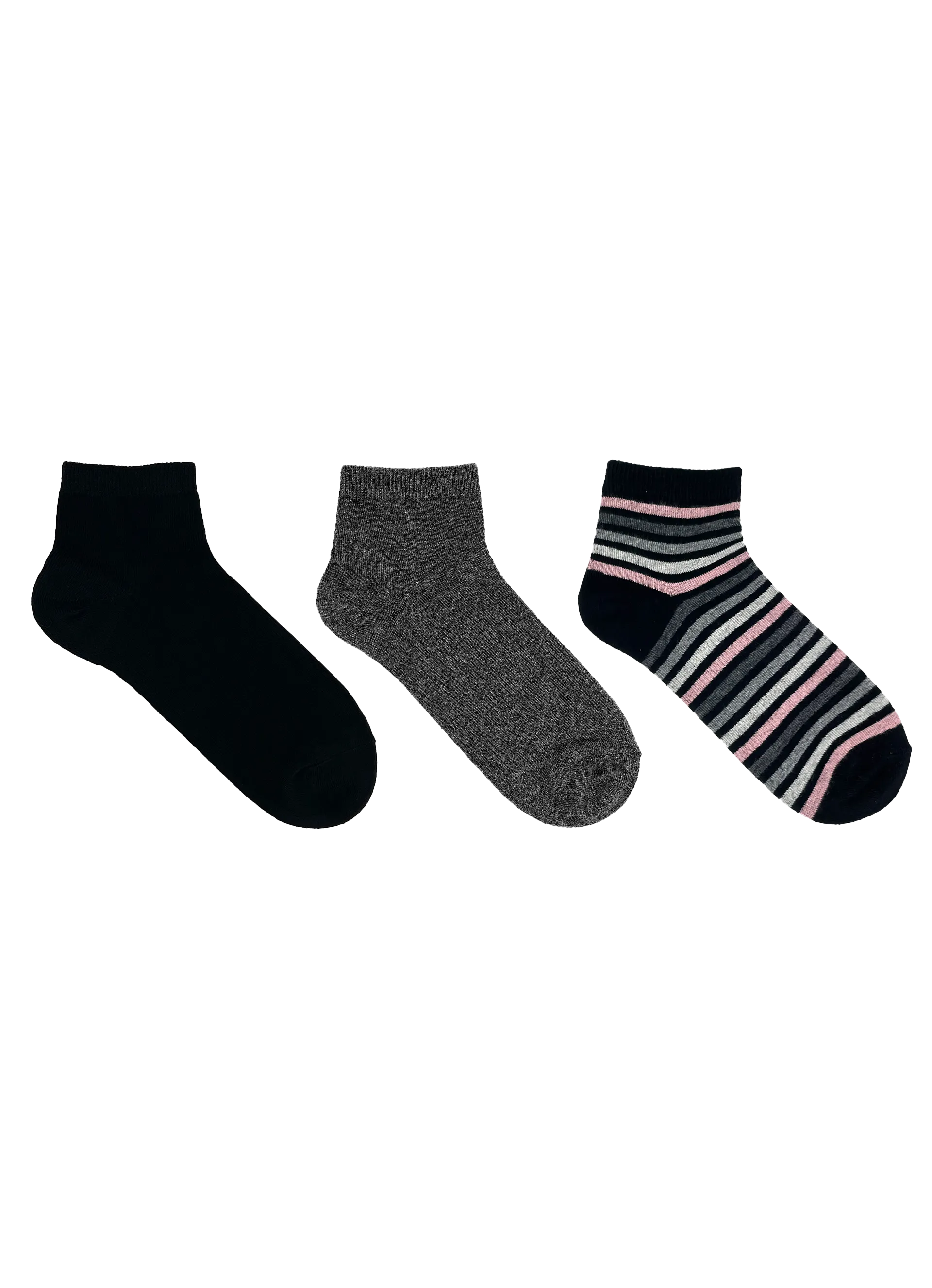 SECRET® Comfort Cotton Fashion Quarter - 3 Pairs