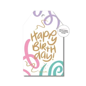 Tag | Bright Swirls Birthday