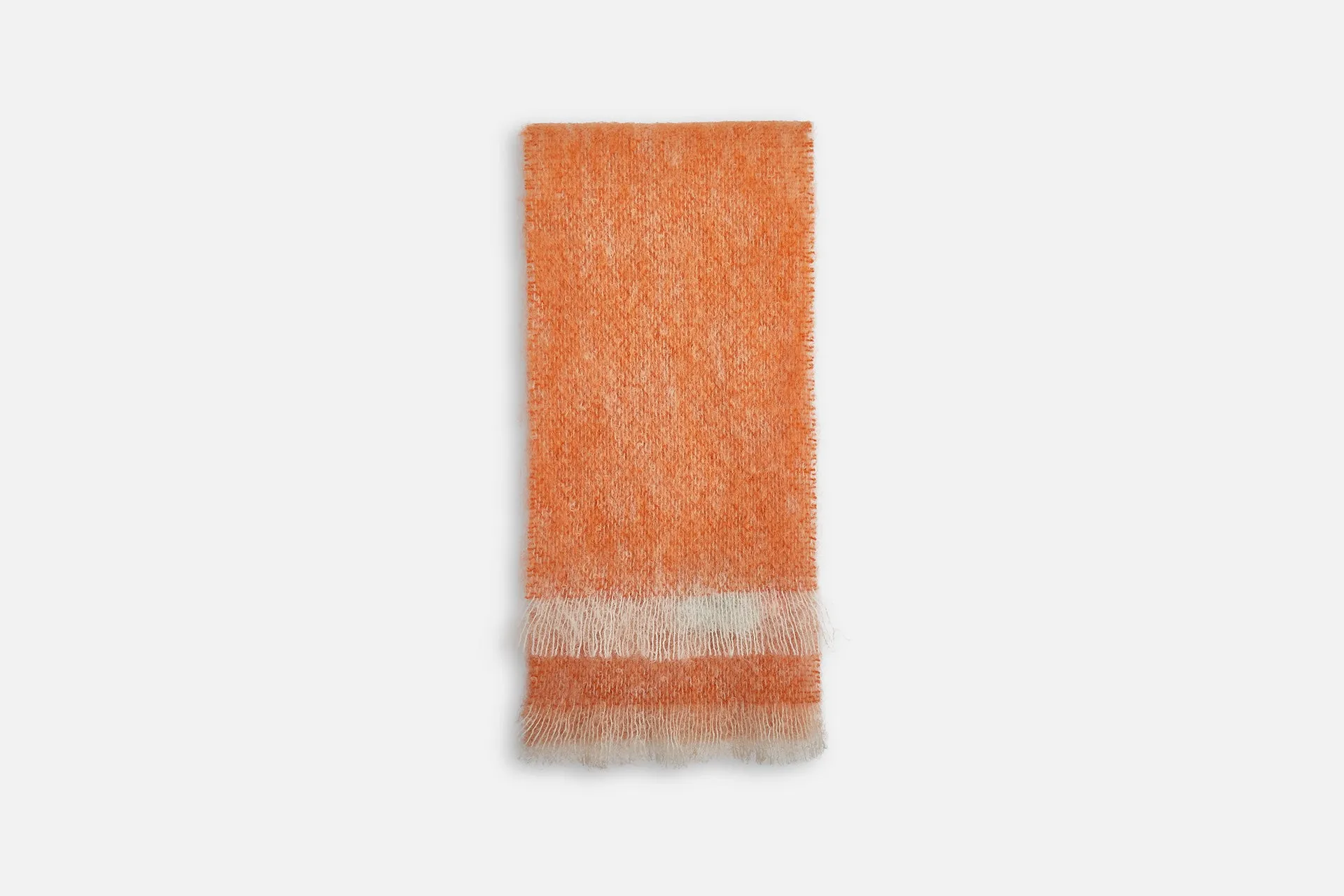 Tangerine Mooneen Mohair Scarf