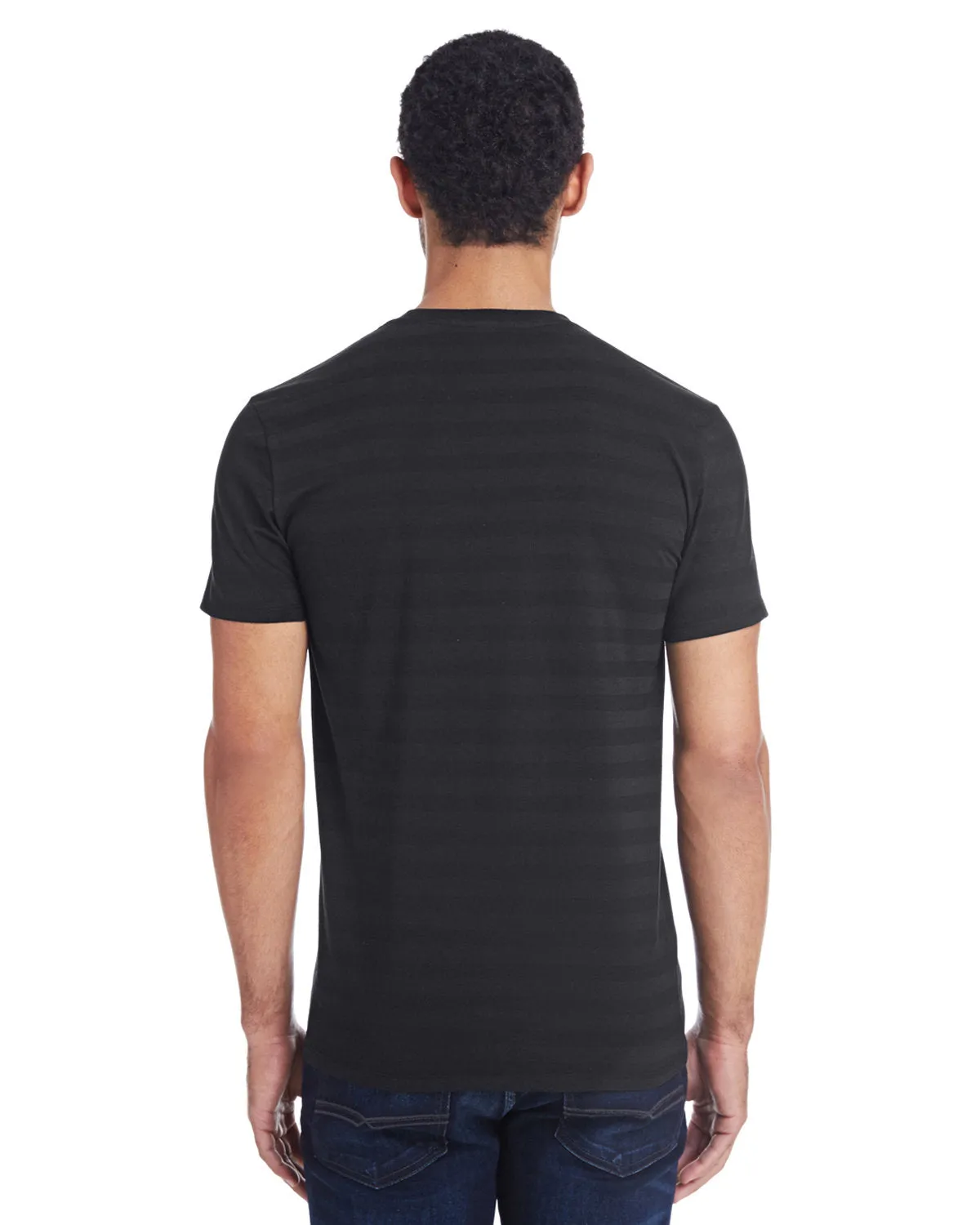 Threadfast Apparel 152A Men's Invisible Stripe Short-Sleeve T-Shirt