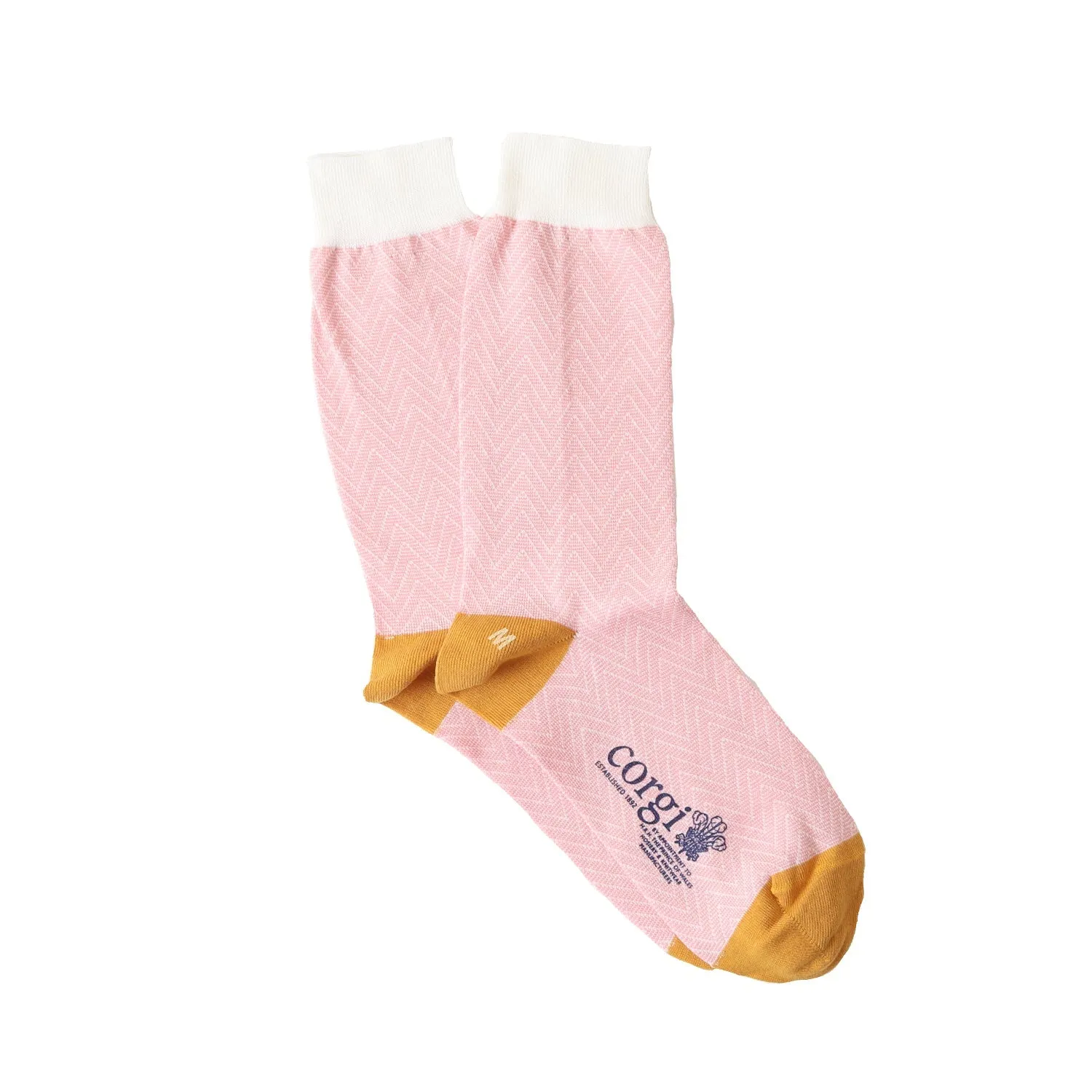 Women's Chevron Mercerised Cotton Socks