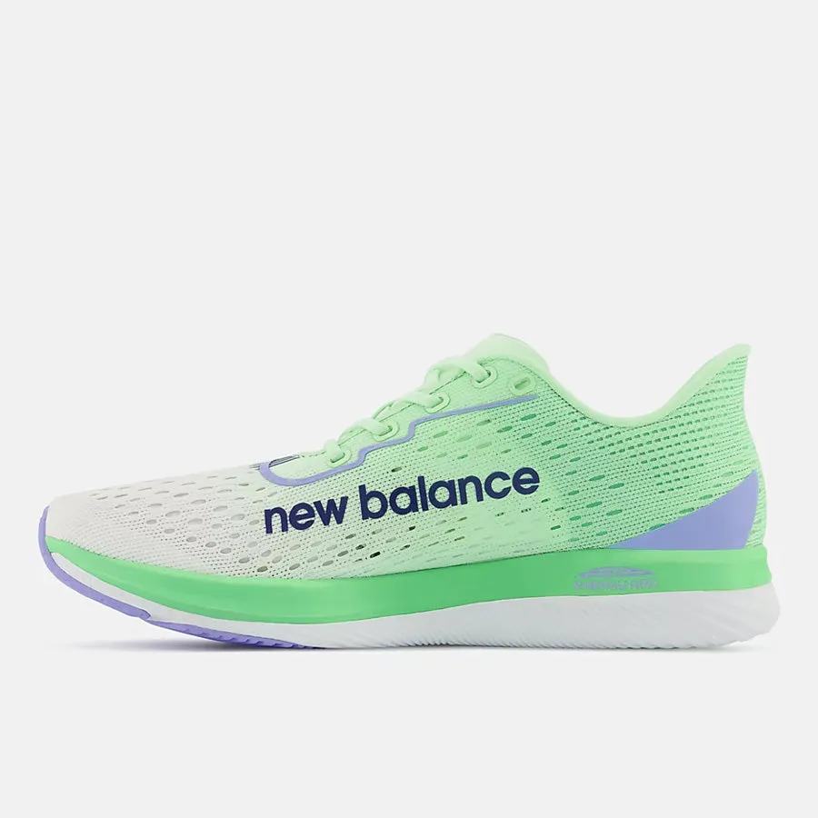 Women's FuelCell SuperComp Pacer (White/Vibrant Spring Glo)