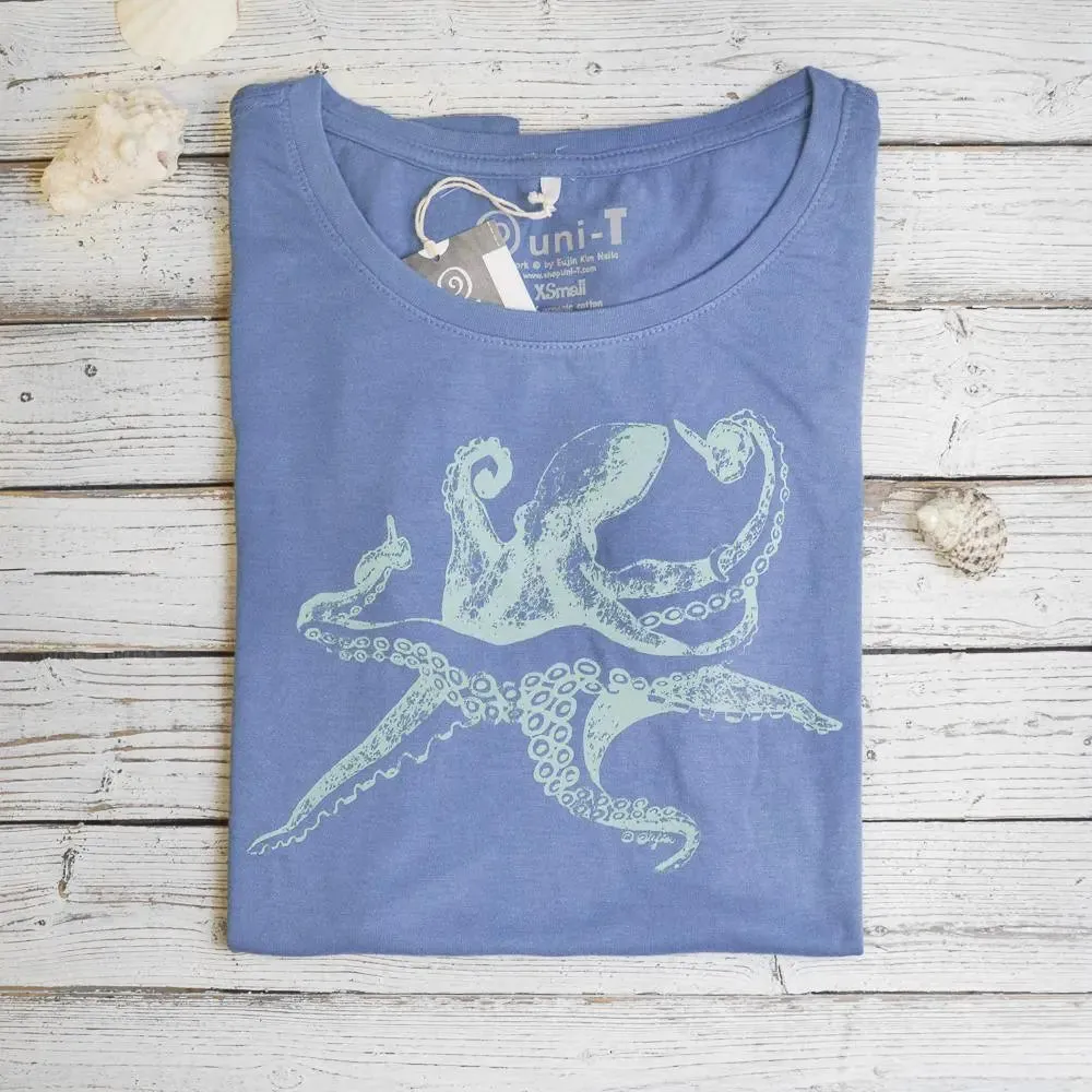 Women's Octopus T-shirt - Stylish Ocean Inspired Apparel